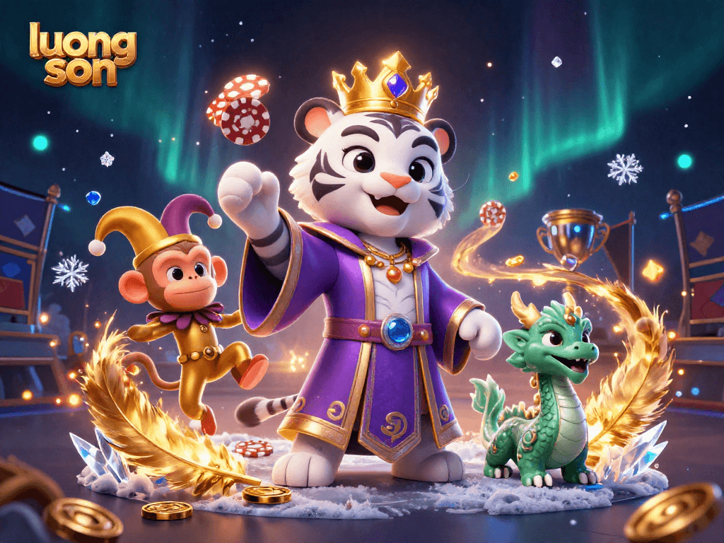 Join the excitement with luong son sports betting visuals, featuring dynamic characters and thrilling elements.