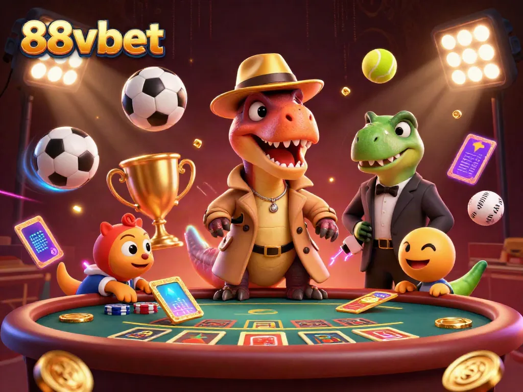 Experience thrilling betting action in 88vbet as a velociraptor card counter encounters a suspicious pit boss.