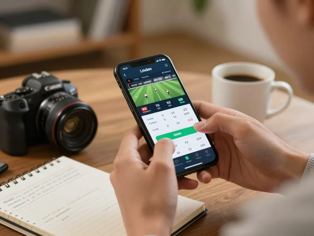 Engaging in sports betting on fabet using a smartphone for live odds and strategies