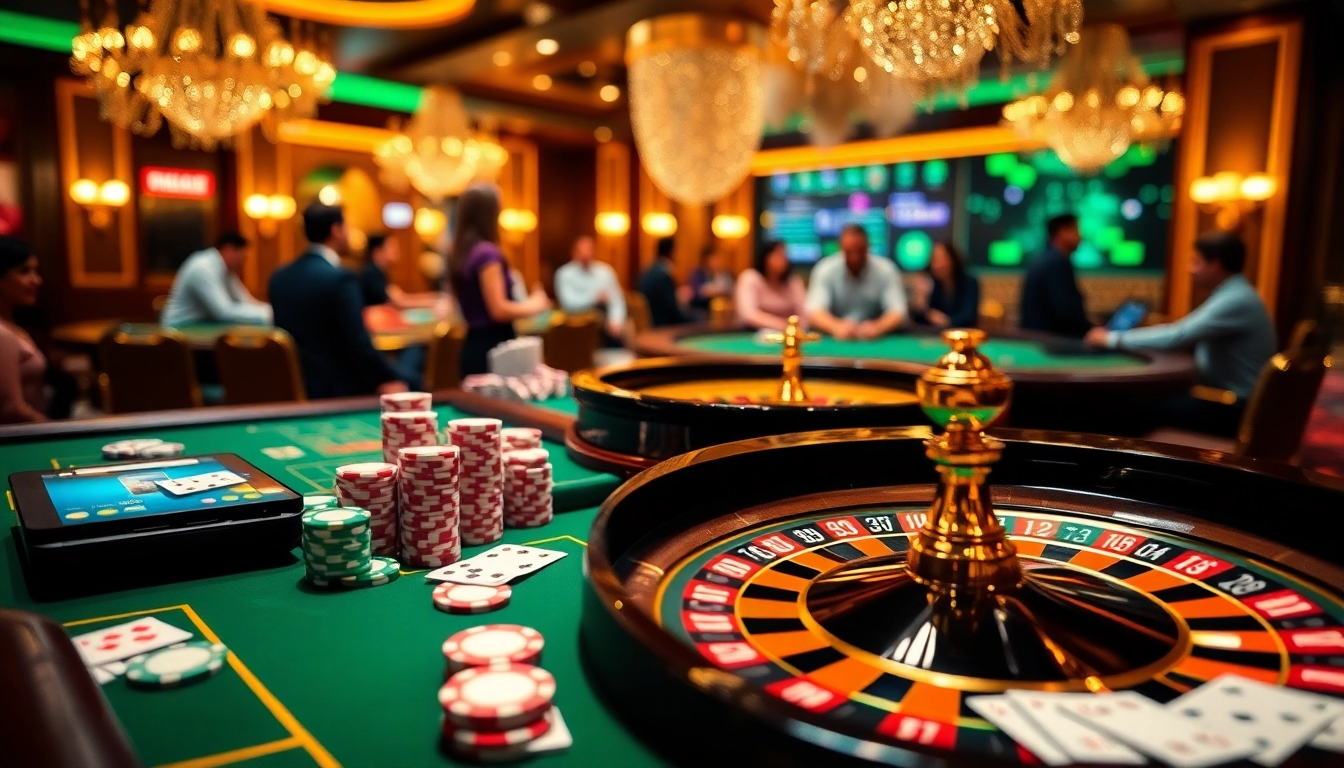 Experience high-stakes thrills at mm88 com casino table with poker chips and roulette.