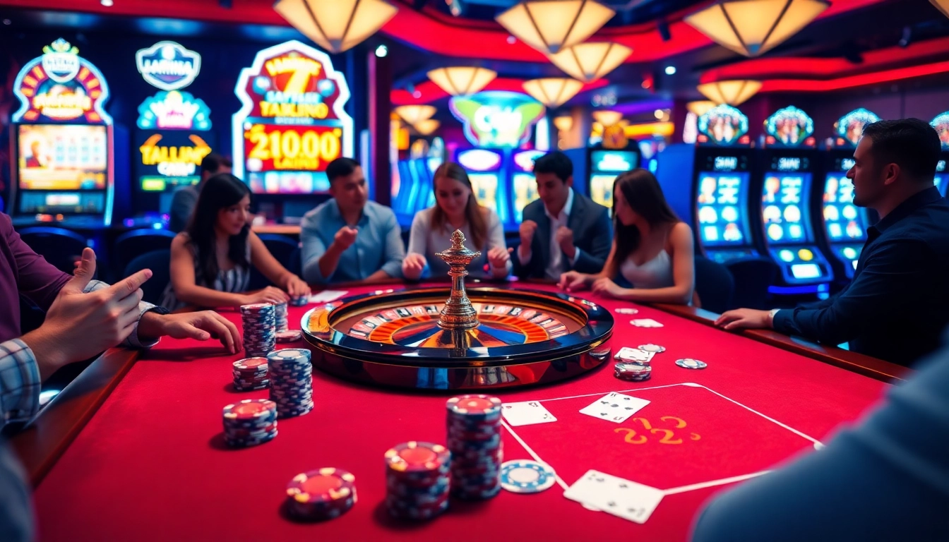 Experience thrilling gameplay at https://tip88.living/ with dynamic casino visuals of poker and slots.