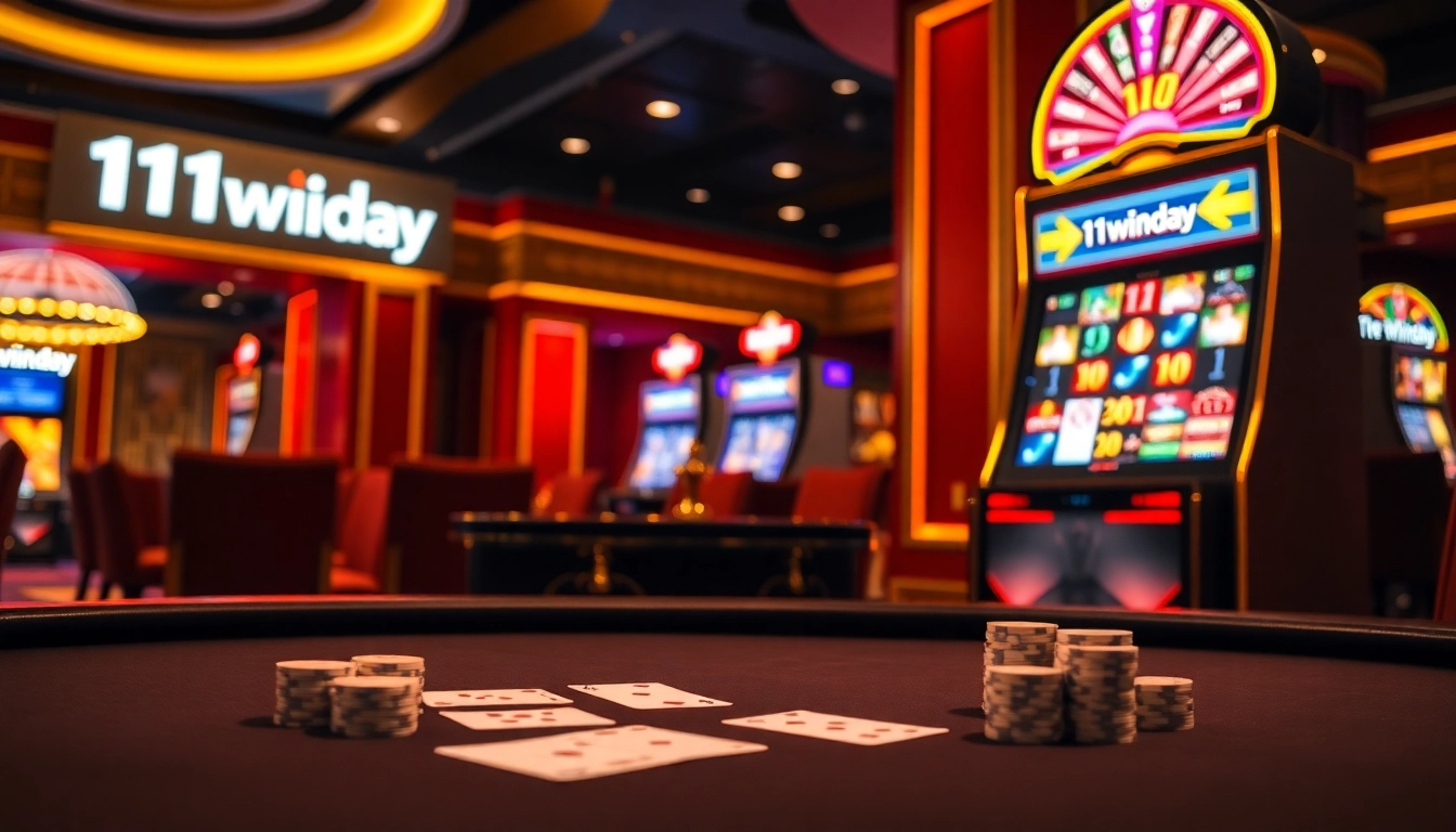 Experience the excitement at https://11win.day/ with a lively casino scene featuring poker and roulette.